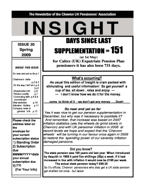 Insight Issue 20 Spring 2009 printability version amended ... - CUKPA