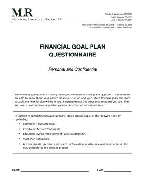 personal profit and loss statement