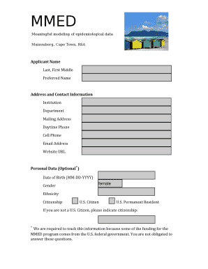 Applicant Name Address and Contact Information