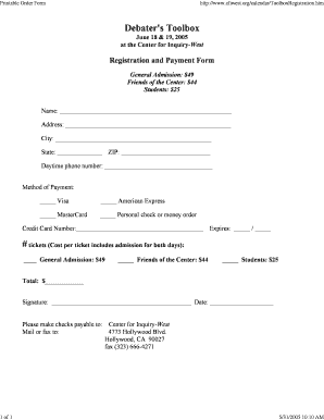Form preview