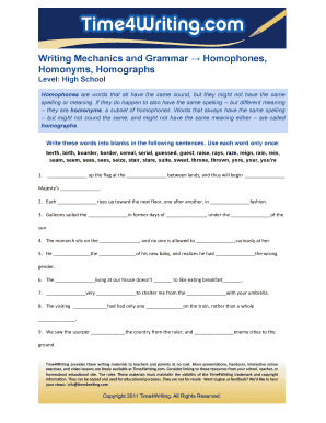 Time4writing - Fill Online, Printable, Fillable, Blank | pdfFiller