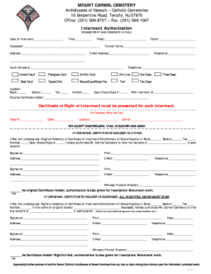 Mount Carmel Cemetery - Catholic Cemeteries