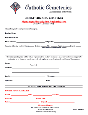 CHRIST THE KING CEMETERY - Catholic Cemeteries