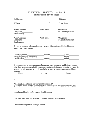 Form preview