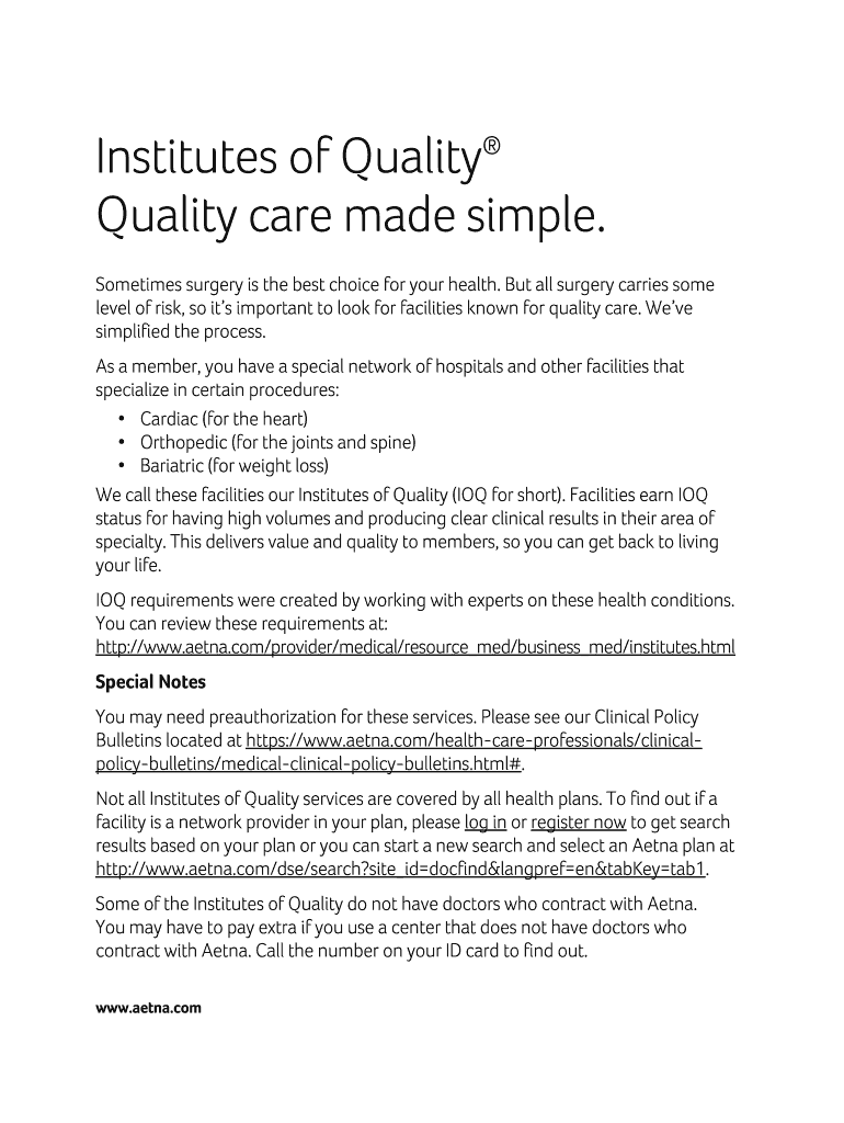Fillable Online Quality care made simple Fax Email Print - pdfFiller