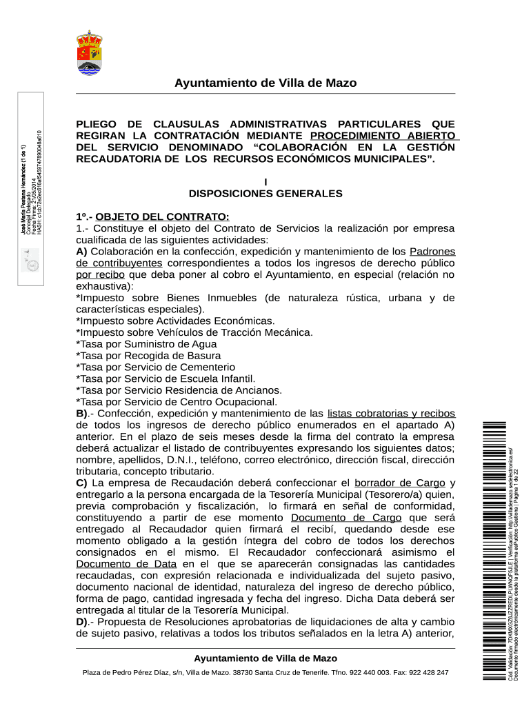 Ayuntamiento de Villa de Mazo - Gesti n Tributaria Territorial Vista previa en la página 1