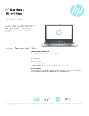 PC Consumer EMEA Notebook features - hpdecincz