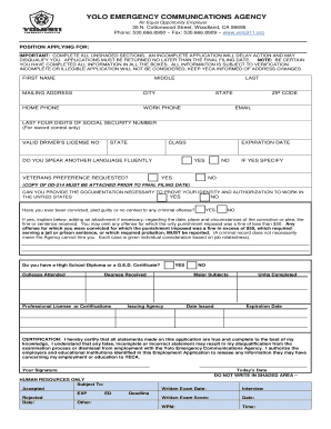 what to put in job application