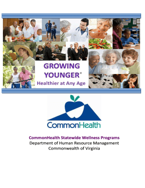 CommonHealth Statewide Wellness Programs Department of