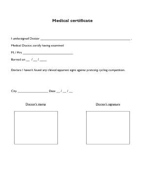 fillable online hauteroute medical certificate haute route print medical certificate