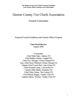 printable funeral planning checklist fill out online download