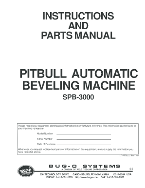 PITBULL AUTOMATIC BEVELING MACHINE - Bug-O - bugo