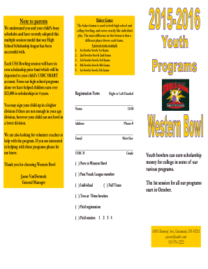 Note to parents Baker Game - bwesternbowlbbsastnbbcomb