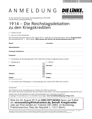 An der Szenischen Lesung der Bundestagsfraktion DIE LINKE
