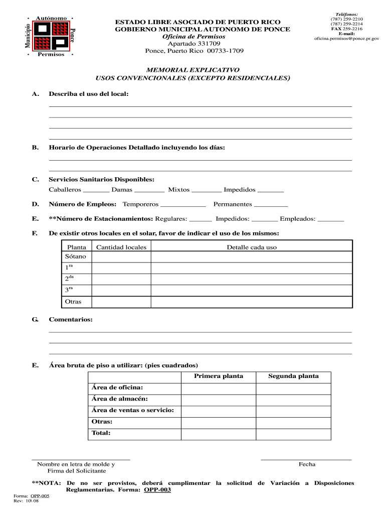 memorial explicativo Preview on Page 1