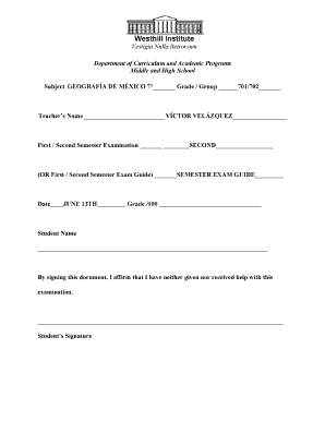 7th Geography.doc - westhillinstitute edu