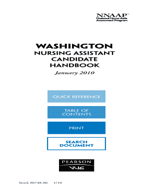 Nursing Assistant Candidate Handbook - Caregiver Tech