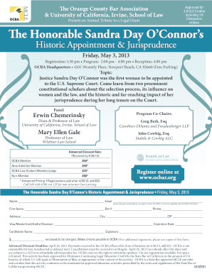 The Honorable Sandra Day O'Connor's - Carothers DiSante ...