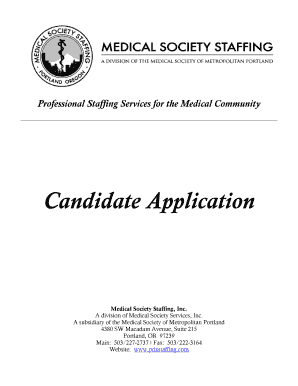 Professional Staffing Services for the Medical Community Candidate ...