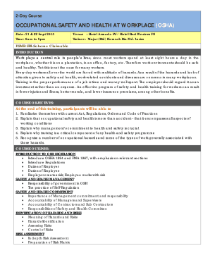 Training Requirements in OSHA Standards - Occupational Safety ...