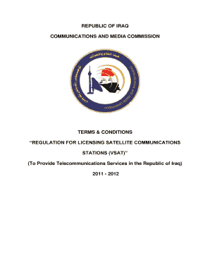 REGULATION FOR LICENSING SATELLITE COMMUNICATIONS - cmc