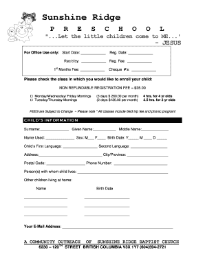Form preview