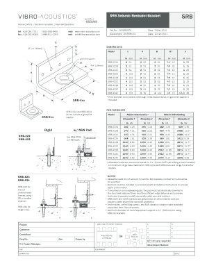 SRB Seismic Restraint Bracket