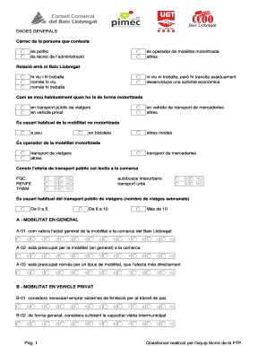 Mobilitat als mbits metropolitans - Consell Comarcal del Baix ... - elbaixllobregat