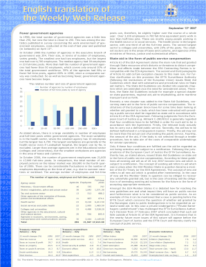 Fewer government agencies State aid in the form of public - ministryoffinance