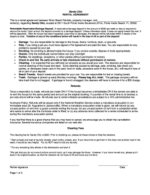 Affidavit of indigency sample - Sandy Chic RENTAL AGREEMENT This is a rental agreement ...