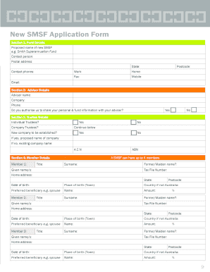 Agenda format for event - Self Managed Superannuation Fund SMSF Client Application