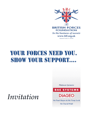 Sample parent teacher conference invitation letter - Invitation - The British Forces Foundation - bff org