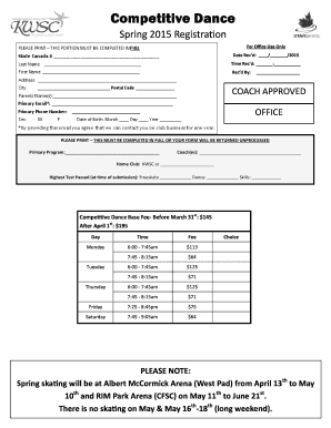 Competitive Dance - Kitchener-Waterloo Skating Club - kwsc