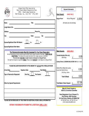 RETURN THIS FORM WITH PAYMENT NO LATER THAN APRIL 4 ... - alaskastateelks