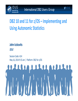 DB2 10 and 11 for zOS Implementing and Using Autonomic Statistics TRIDUG 2015 - tridug