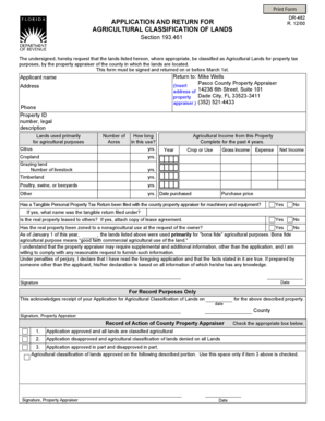 Agricultural Land Classification Application