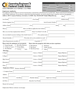 Employment Application
