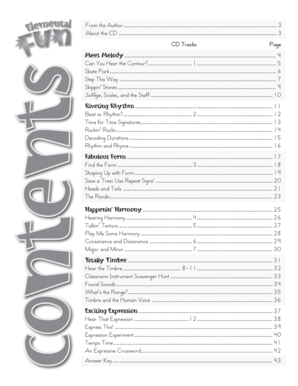 Music Education Worksheet