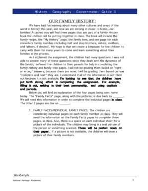 Family History Project