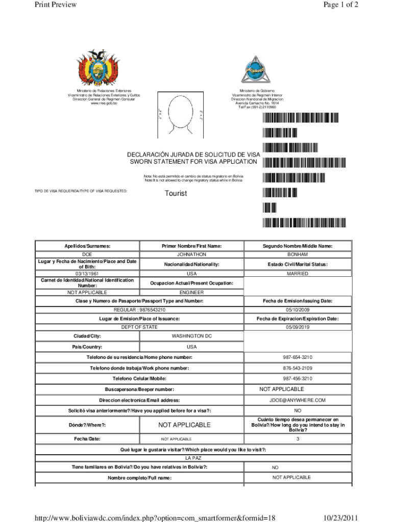 Form preview