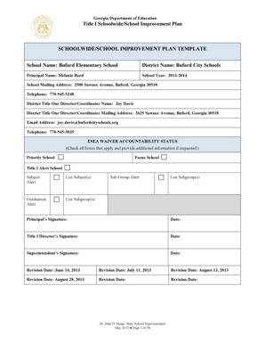 Title I SchoolwideSchool Improvement Plan bb - Squarespace