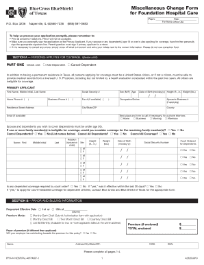 Health Insurance Application Form