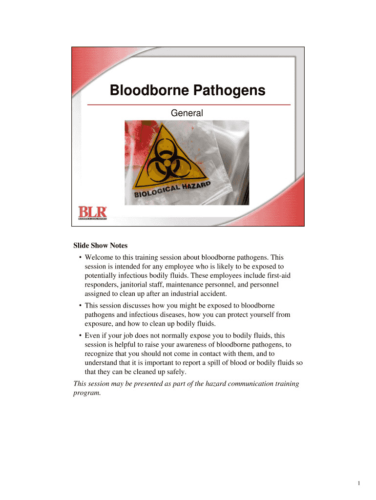 Fillable Online Welcome to this training session about bloodborne ...
