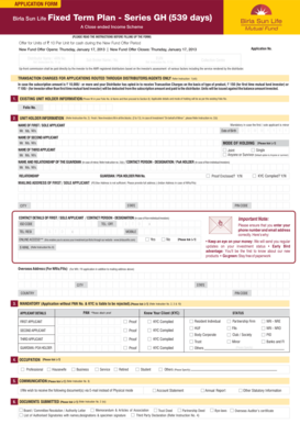 Birla Sun Life Fixed Term Plan Series GH 539 days v1 040113