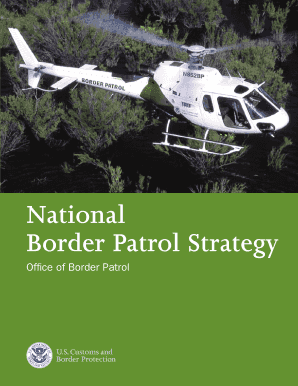 Fillable Online Border Patrol Strategy Fax Email Print - pdfFiller