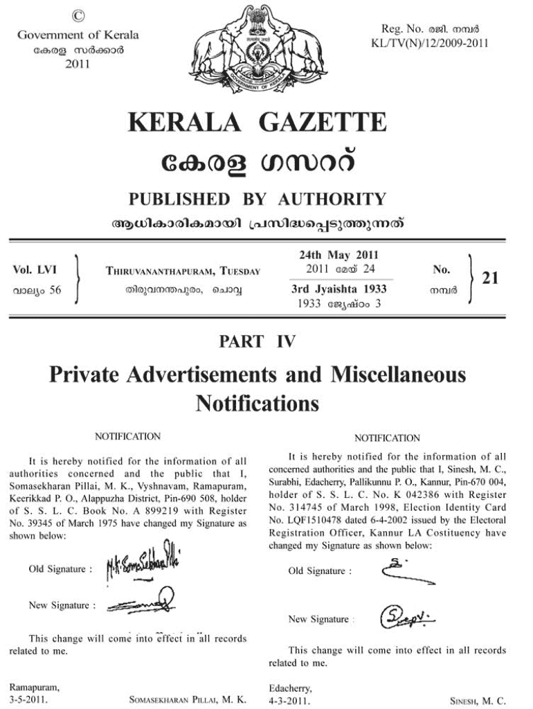 Fillable Online It is hereby notify for the information of all Fax ...