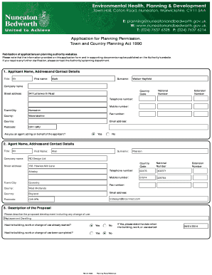 UK Planning Permission Application