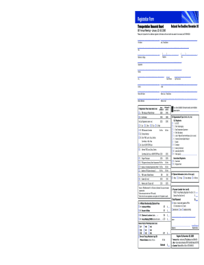 Transportation Research Board Annual Meeting Registration Form