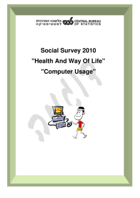 2010 Social Survey Form