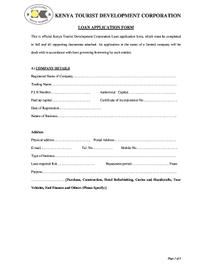 loan application forms